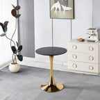 Black Marble Tulip Dining Table for 2-4 People
