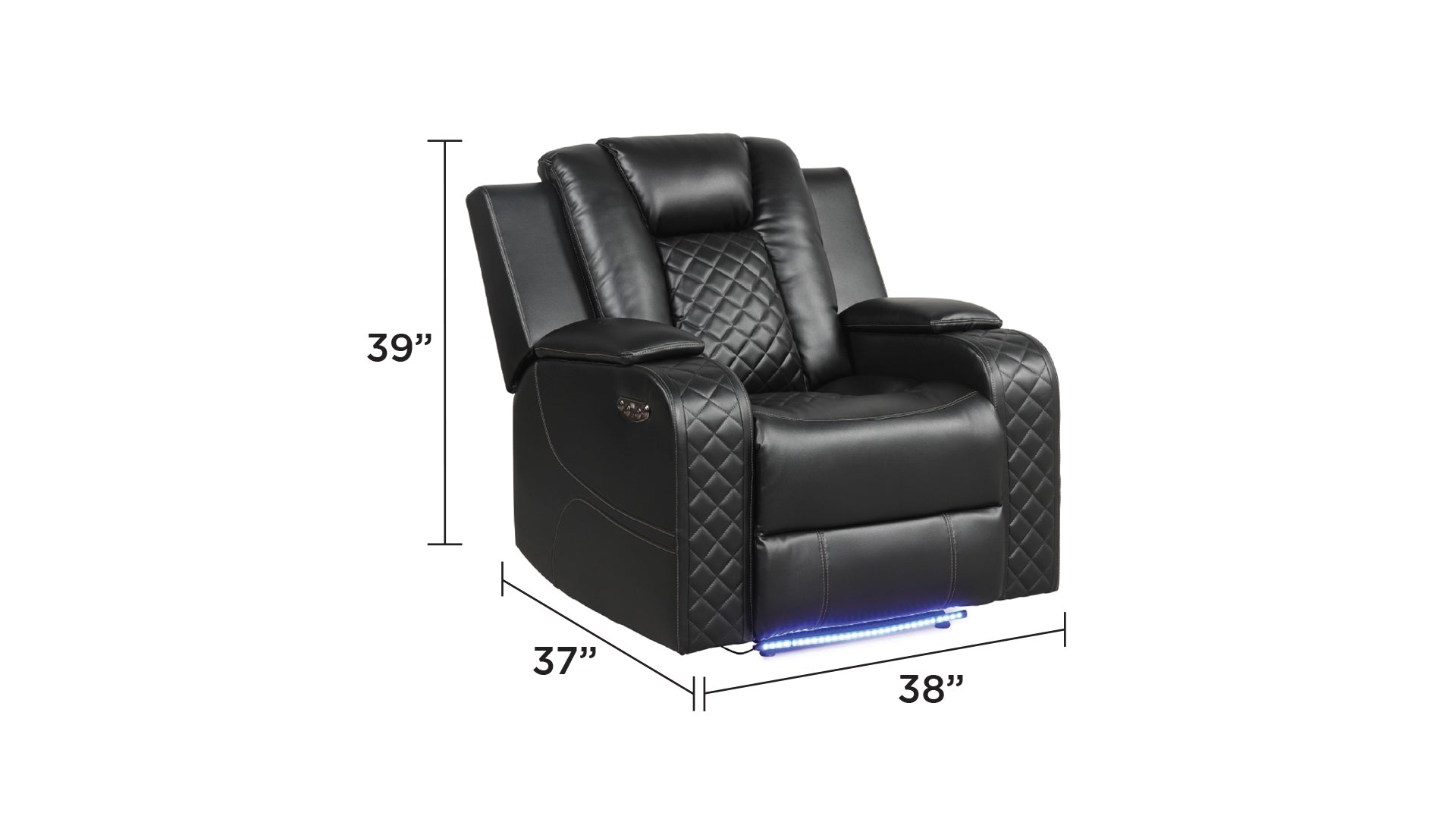 Benz LED & Power Recliner 3 Pc Set
