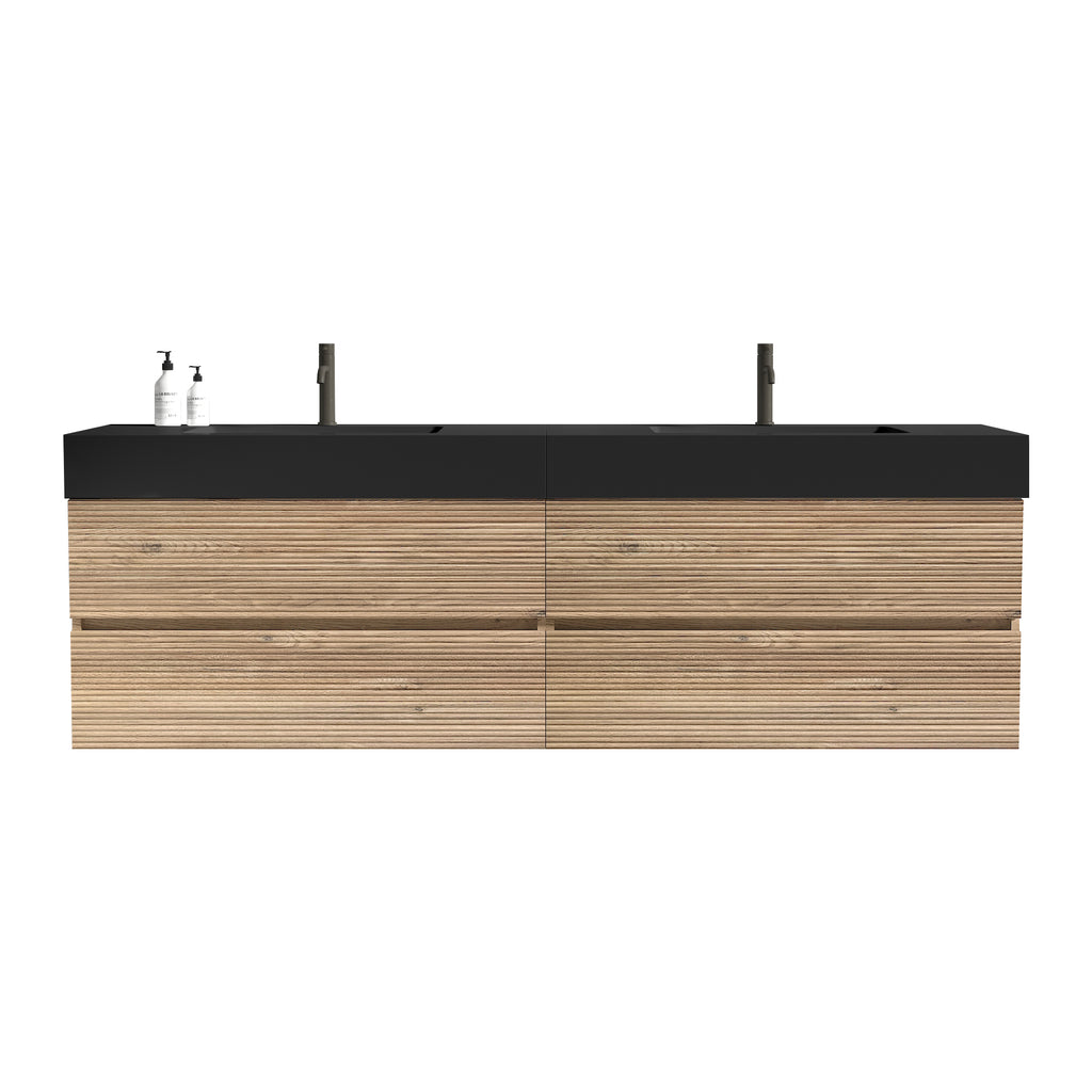 Grace 72" Mid-Century Modern Bathroom Vanity