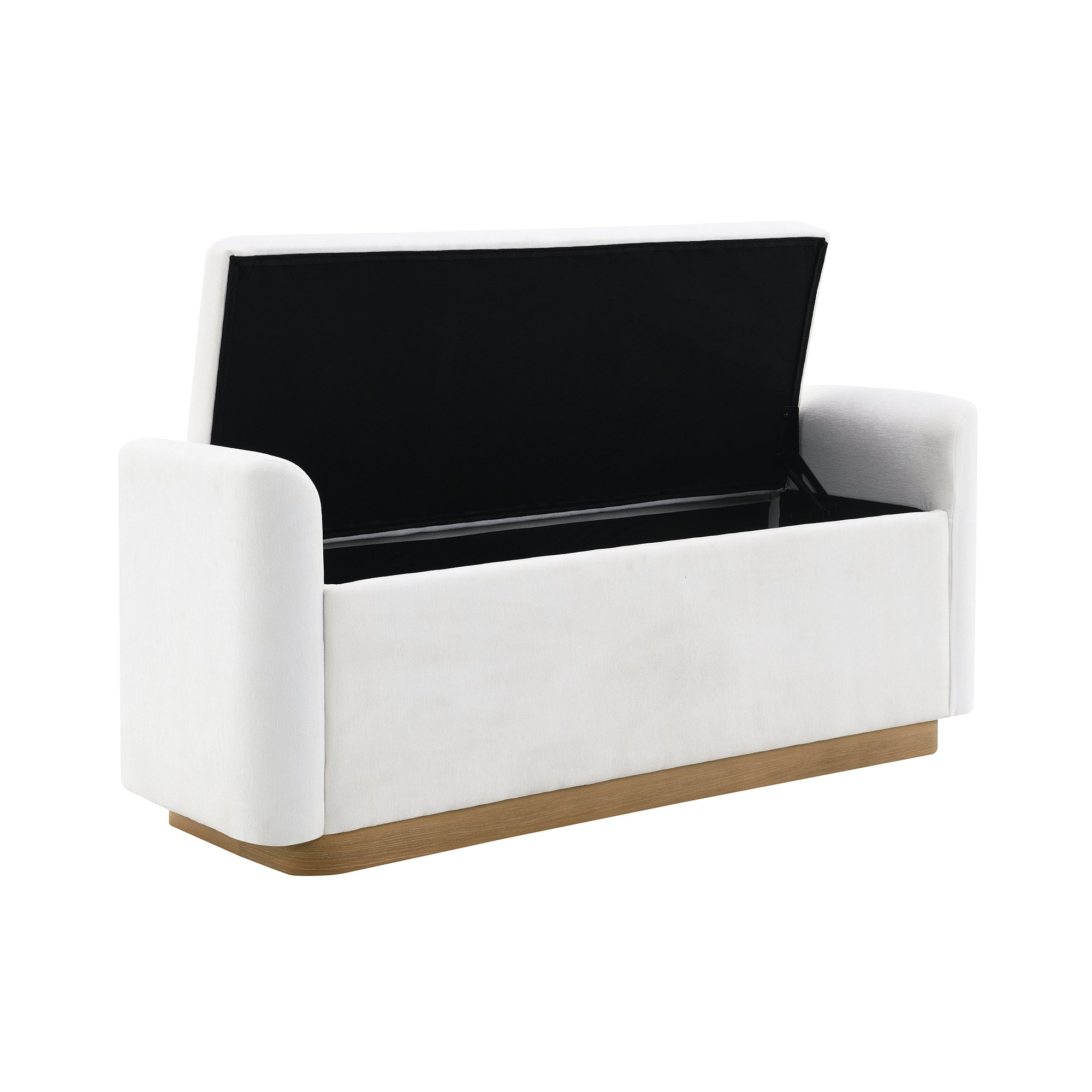 49" Bench with Storage, Storage Ottoman Bench with Safety Hinge