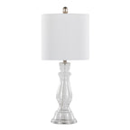 Bishop 24" Contemporary Glass Table Lamp