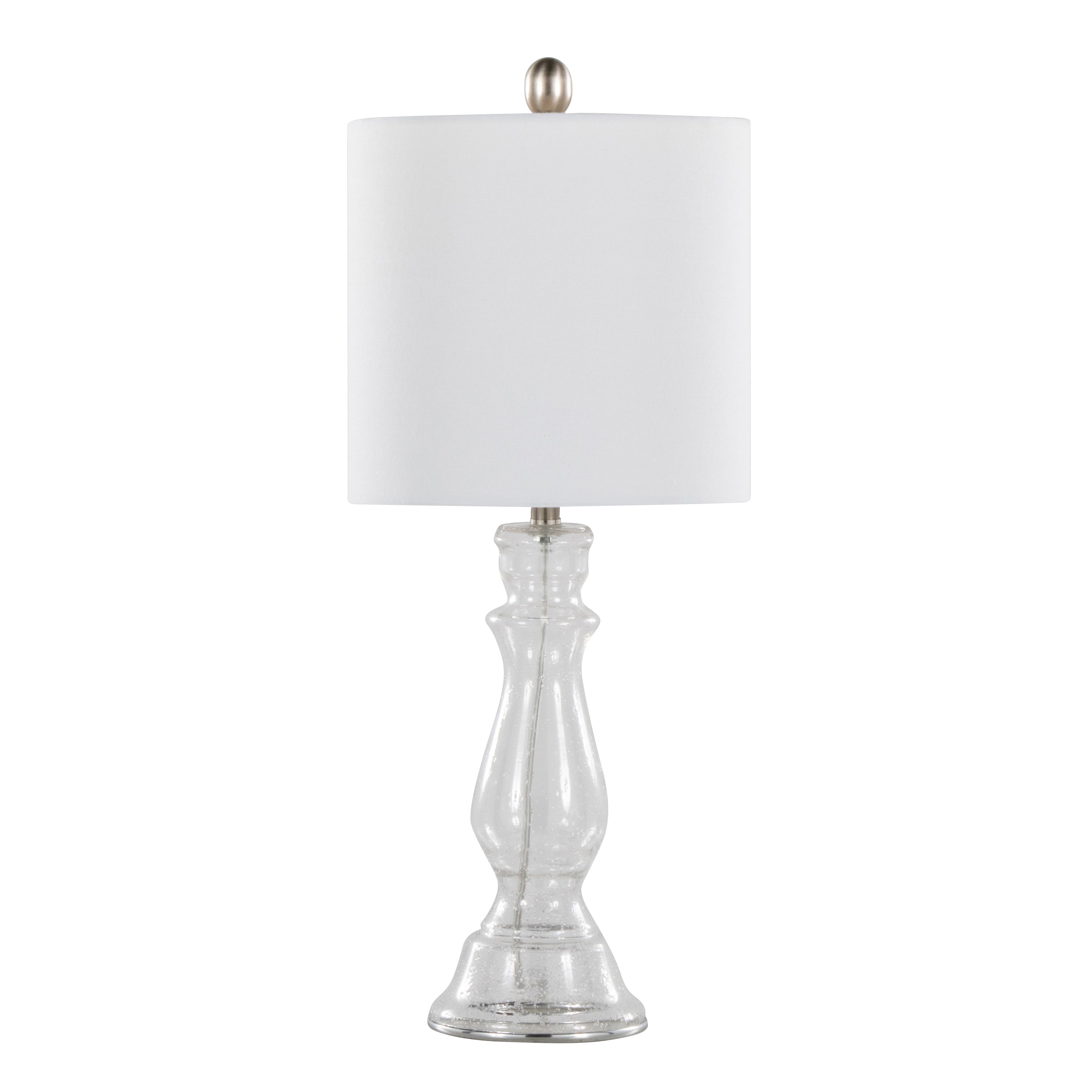 Bishop 24" Contemporary Glass Table Lamp