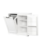 Laundry Cabinet with Doors and Adjustable Shelf