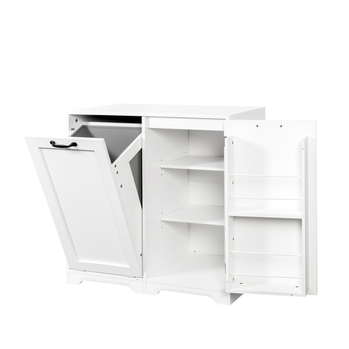 Laundry Cabinet with Doors and Adjustable Shelf