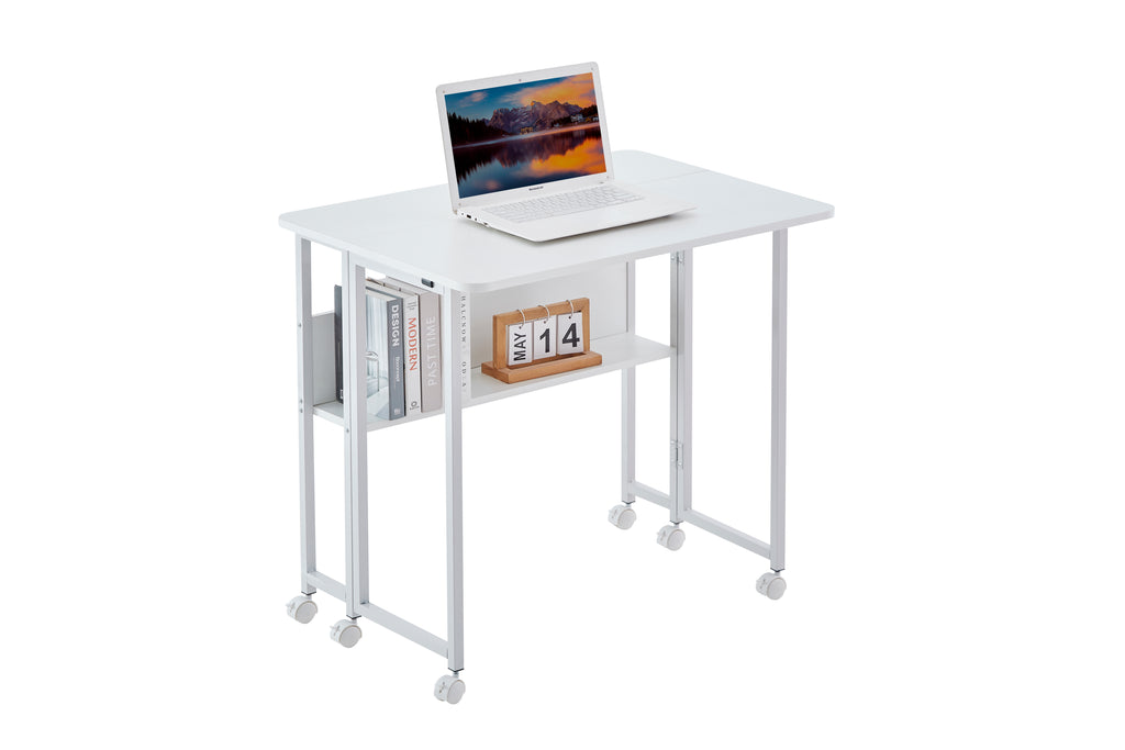 Folding Desk Small Foldable Desk for Small Space