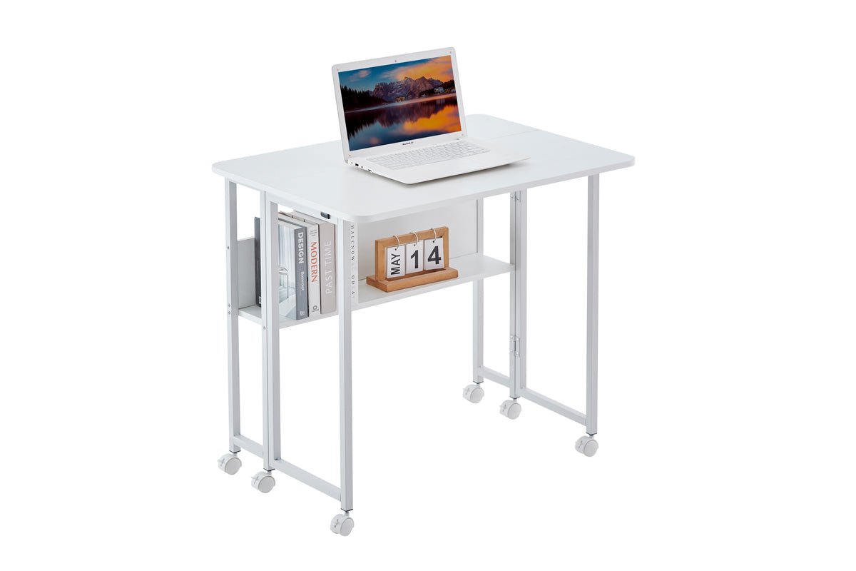 Folding Desk Small Foldable Desk for Small Space