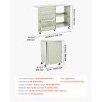 Folding Sewing Table - Multipurpose Craft Station with Storage