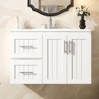 Modern 36" Wall Mounted Bathroom Vanity