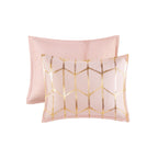 5-Piece King/Cal King 100% Polyester Brushed Printed Comforter Set