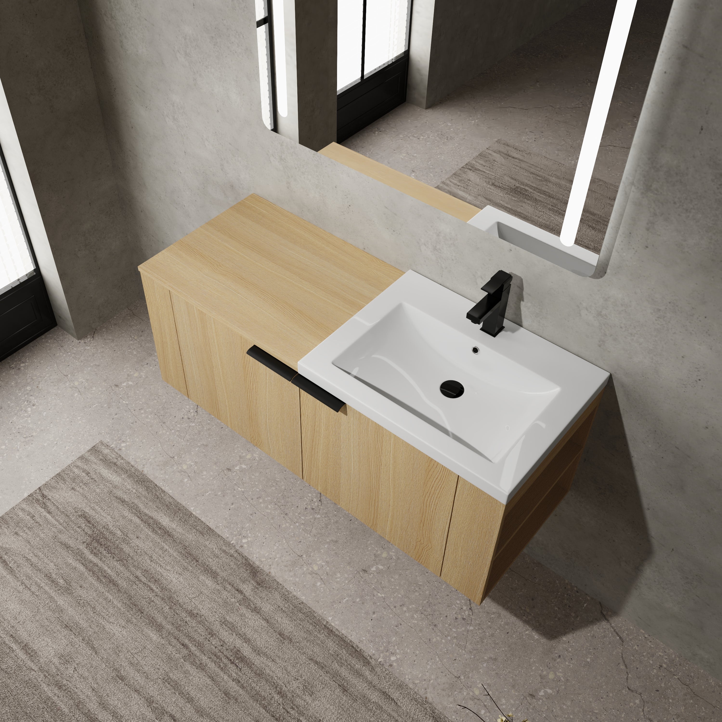 48" Bathroom Vanity Sink Combo