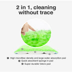 Washable Mat Spray Mop - Superfine Fiber Mop with Reusable Bottle