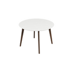 Alina Dining Table (White) and 4 Side Chairs