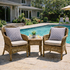 2 Pack Outdoor Throw Pillows - Dusty Gray