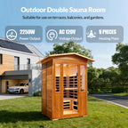 Outdoor Double Sauna