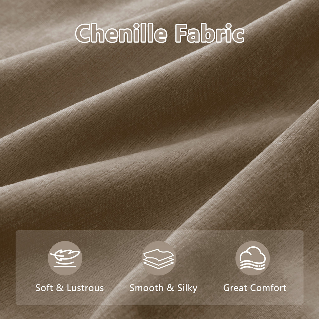 105" Chenille Cloud 3-Seater Sofa