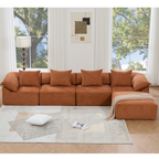 142" L Shaped Modular Sectional Sofa