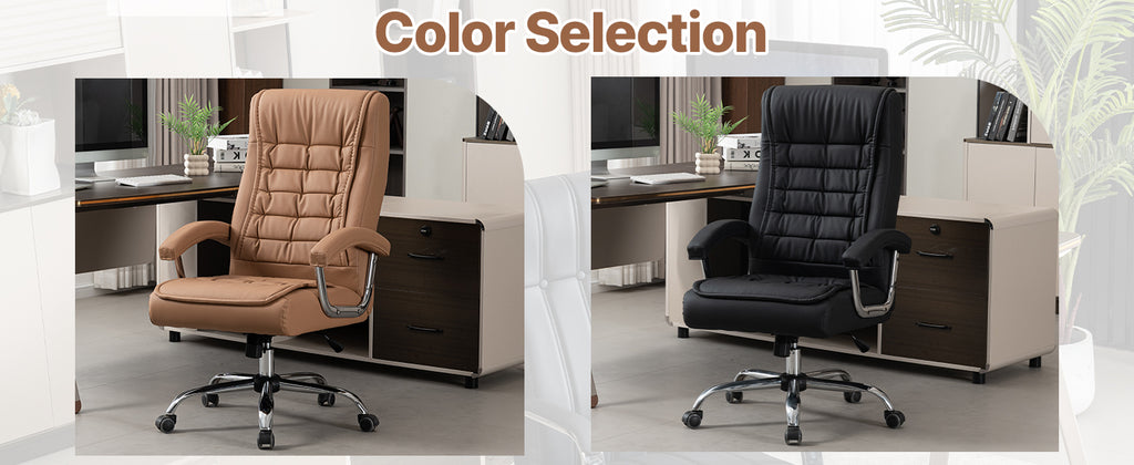 Executive Office Chair - High Back PU Leather Desk Chair