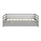 Twin Size Daybed with Trundle Frame Set