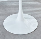 31.5" White COLOR TOP Tulip Table