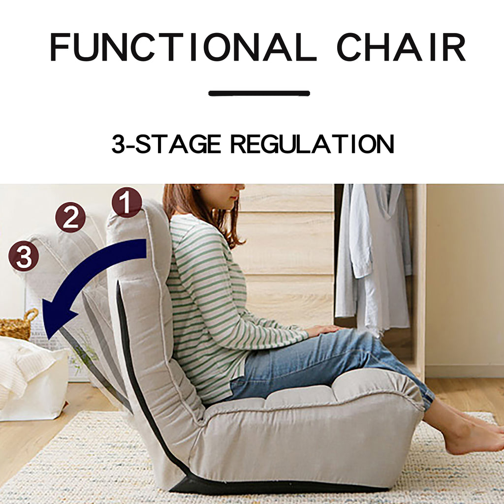 Lazy Sofa Balcony Leisure Chair - Foldable Reclining Design