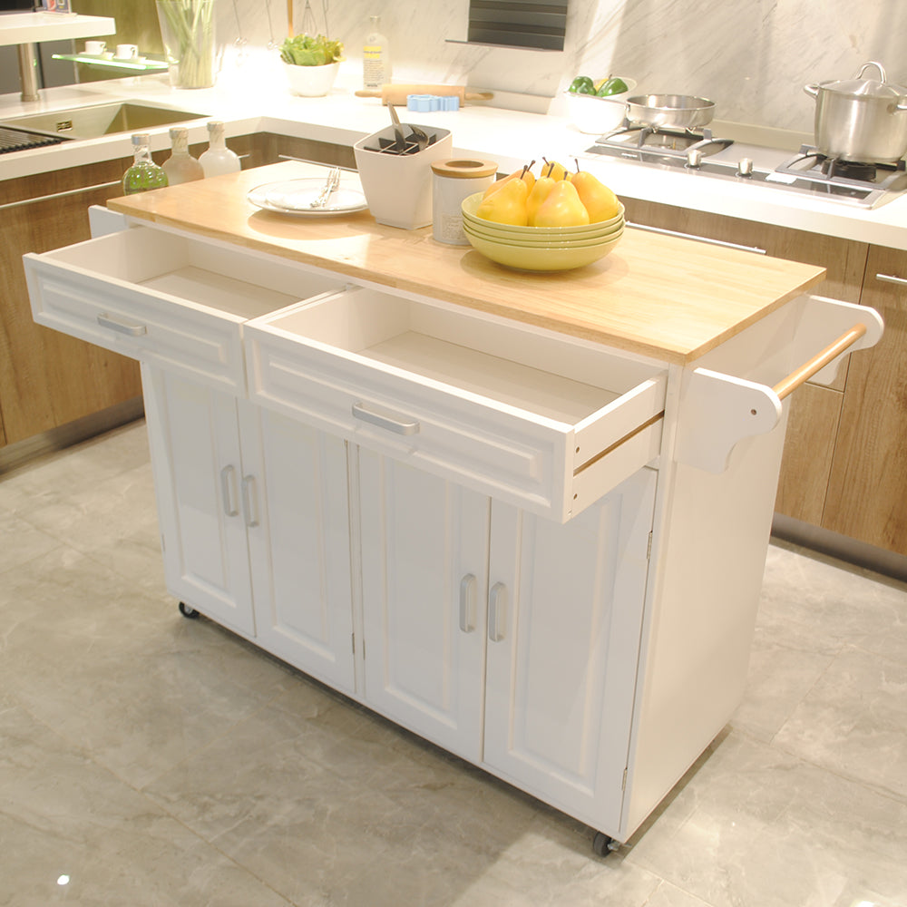 Mobile Kitchen Island & Kitchen Cart