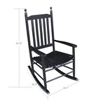 Wooden Porch Rocker Chair