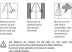 10 x 6.5ft Rectangular Patio Umbrella