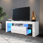 Entertainment TV Stand with LED Light
