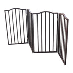 Freestanding Folding Pet Gate for Doorways and Stairs