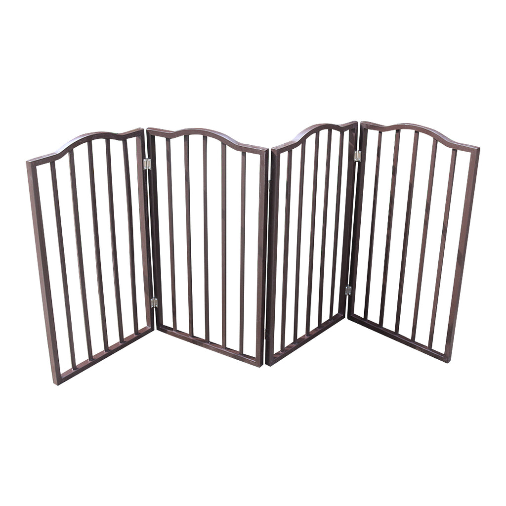 Freestanding Folding Pet Gate for Doorways and Stairs