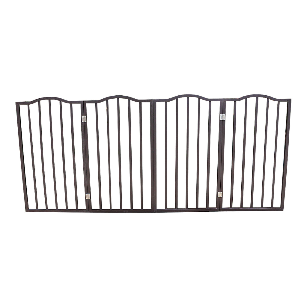 Freestanding Folding Pet Gate for Doorways and Stairs