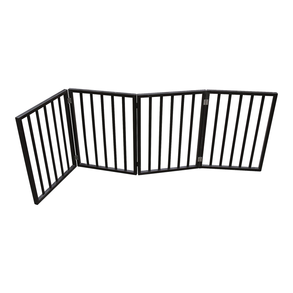 Pet Gate - Freestanding, Folding Dog Gate for Doorways and Stairs