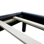 Velvet Button Tufted Upholstered Bed