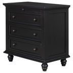 U_STYLE 27.6'' Painted Nightstand with Pull-Out Tray