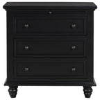 U_STYLE 27.6'' Painted Nightstand with Pull-Out Tray