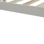 Platform Bed Frame with Headboard - Full - White