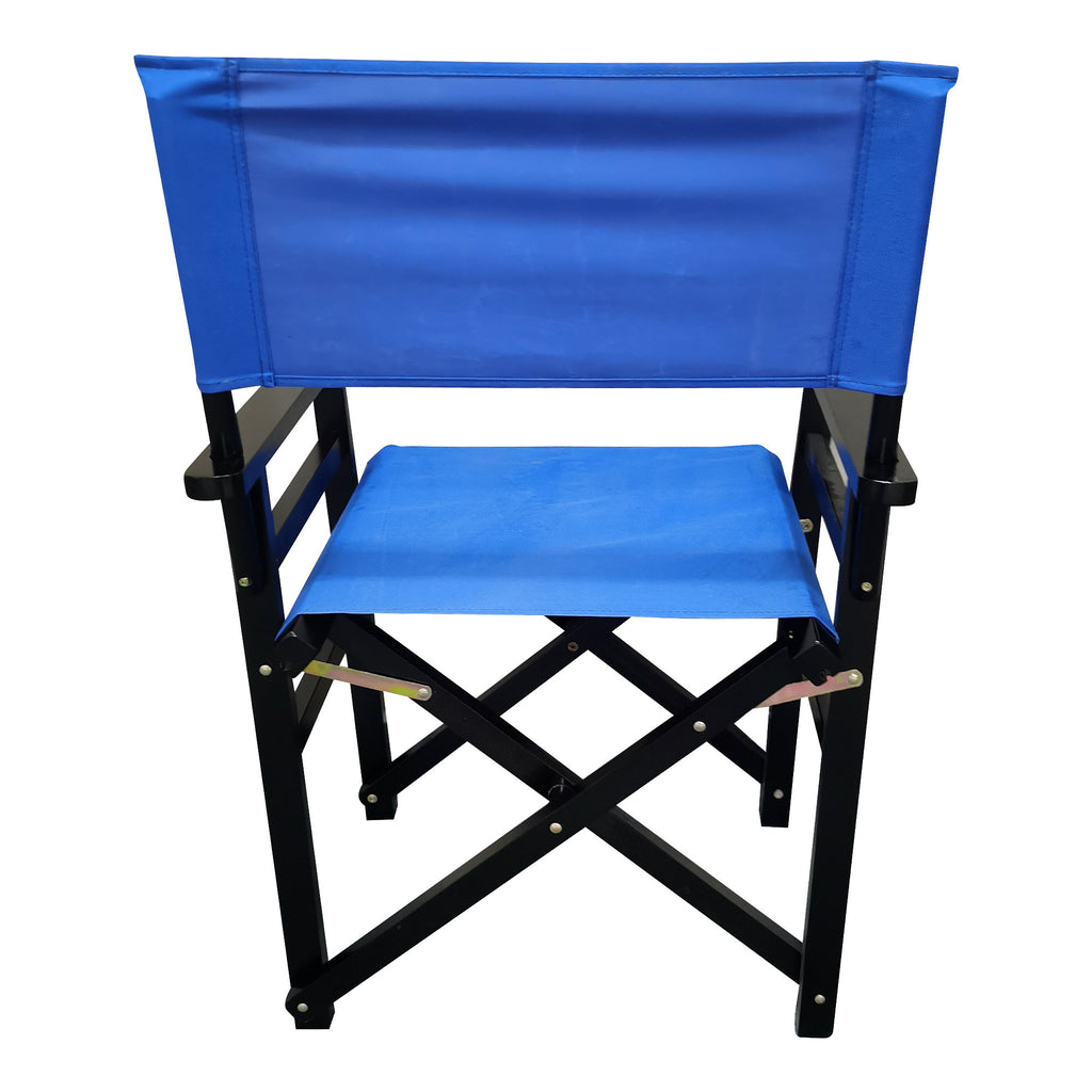 Folding Chair Wooden Director Chair Canvas Folding Chair - 2pcs/set