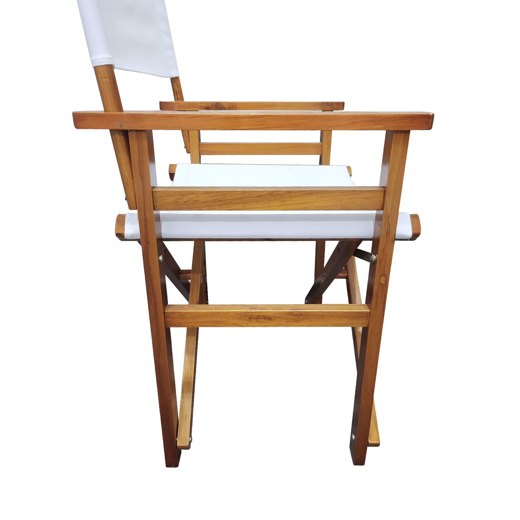 Folding Chair Wooden Director Chair Canvas - 2pcs/set