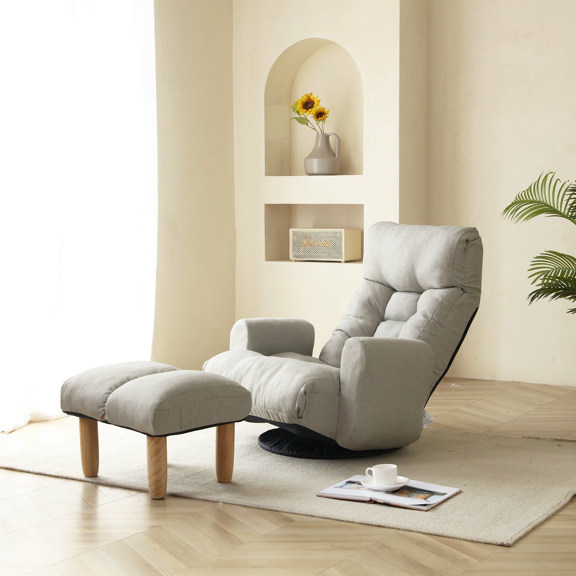 Adjustable Head and Waist Game Lounge Chair