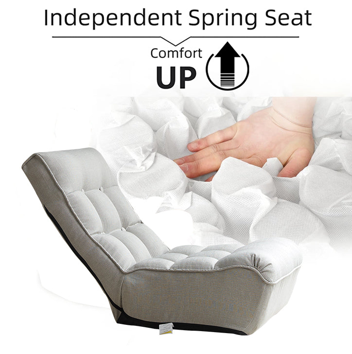 Lazy Sofa Balcony Leisure Chair - Foldable Reclining Design