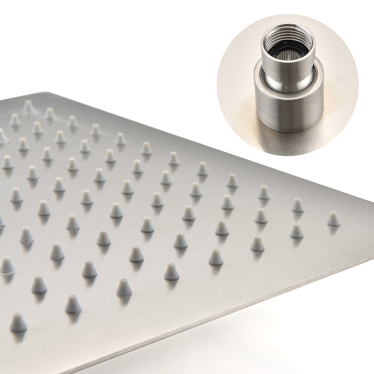 Ceiling Mounted Shower System Combo Set with Handheld and 16" Shower Head