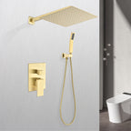 10 Inch Luxury Rain Mixer Shower Head Combo Set