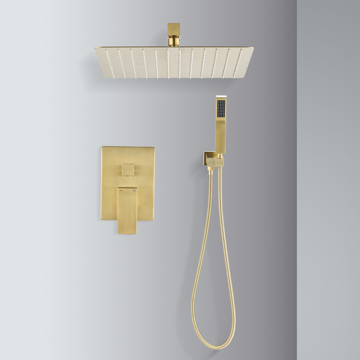 10 Inch Luxury Rain Mixer Shower Head Combo Set