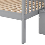Twin Over Full Stairway Bunk Bed with Storage