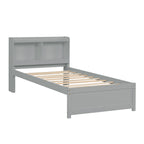 Twin Bed with Trundle and Bookcase