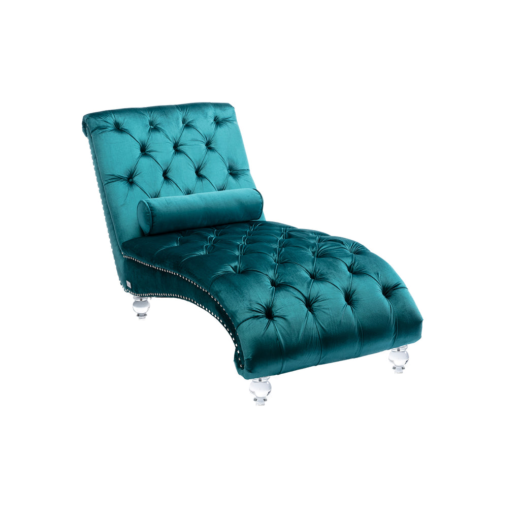 Velvet Chaise Lounge Indoor
