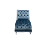 Velvet Chaise Lounge Indoor, Button-Tufted Upholstered Chaise Lounge Chair