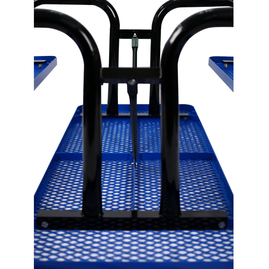 6 ft. Rectangular Outdoor Steel Picnic Table