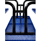 6 ft. Rectangular Outdoor Steel Picnic Table