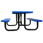 6 ft. Rectangular Outdoor Steel Picnic Table